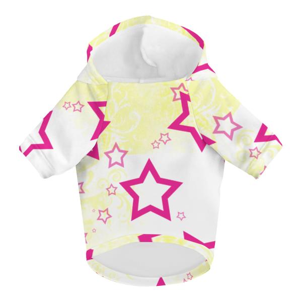 Hunde-Hoodie, Hundemotiv Bärbel – bunte Popart, gemütlich, waschbar, Polyster